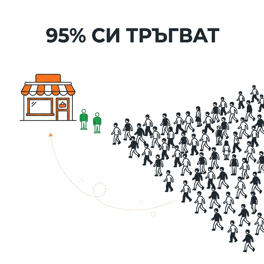 95% си тръгват